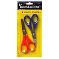 School Scissors - 2 pack - metal - blunt+pointed